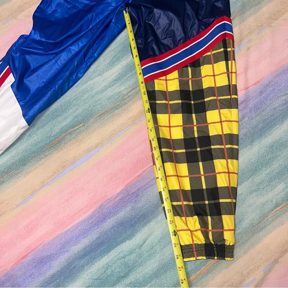 Nike Sportswear NSW Women's S Woven Plaid track Pants Blue void / Game royal - Picture 6 of 9